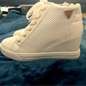 New Guess wedge sneakers size 10